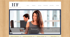 Desktop Screenshot of hbfcontabilidade.com.br